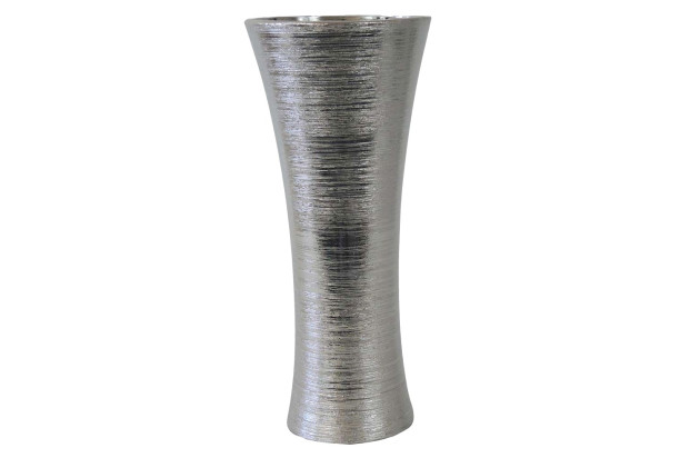Váza Modern 35 cm, stříbrná