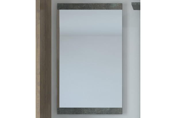 Nástěnné zrcadlo Askon, tmavý beton