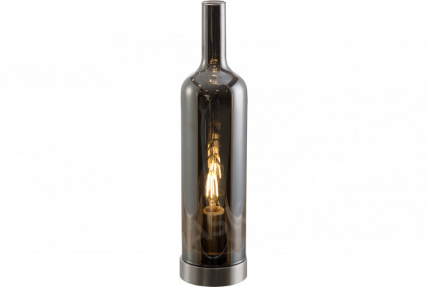 Stolní lampa Bottle 50090102, kouřové sklo