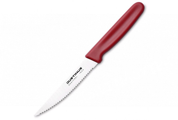 Nůž na steak FineCut 11 cm, červený