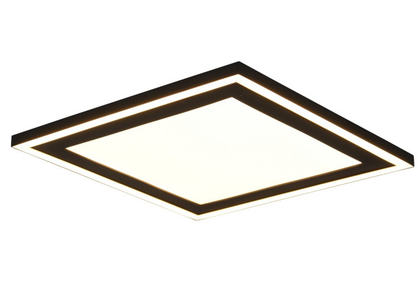 Stropní/nástěnné LED osvětlení Carus 33x33 cm, černé