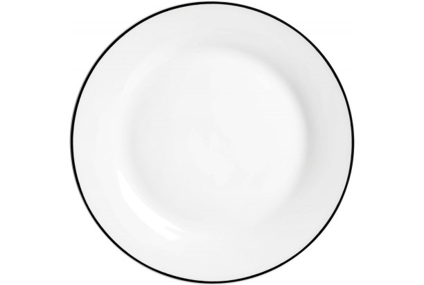 Dezertní talíř 20,5 cm Lineo, bílý