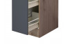 Vysoká kuchyňská skříň Tiago AHS30, dub san remo/šedá, šířka 30 cm