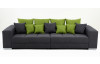 Sedací souprava Swing Big Sofa, šedá/zelená tkanina