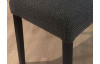 Jídelní židle Era 2, šedá tkanina/černá ekokůže