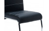 Jídelní židle Flora II, černá ekokůže
