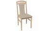 Jídelní židle Sylva, buk/béžovo-krémová tkanina