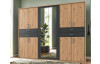 Šatní skříň Taiga, 270 cm, dub artisan/grafit