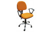 Dětská židle Erfon, oranžová látka