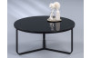 Kulatý konferenční stolek Boston 80 cm, černý