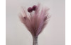 Umělá květina Okrasný česnek 66 cm, fialová