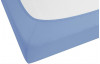 Napínací prostěradlo Jersey Castell 140x200 cm, modré