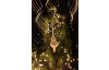 Vánoční ozdoba špice 28 cm, šampaňská, sklo