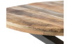 Kulatý jídelní stůl Ace 130 cm, masivní dřevo