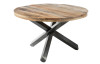 Kulatý jídelní stůl Ace 130 cm, masivní dřevo