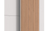 Šatní skříň Coburg, 180 cm, bílá/dub artisan