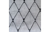 Koberec Králík 80x150 cm, šedý, vzor diamant