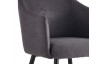 Jídelní židle Colon, tmavě šedá vintage