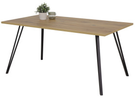 Jídelní stůl Oksana 160x90 cm, cínový dub