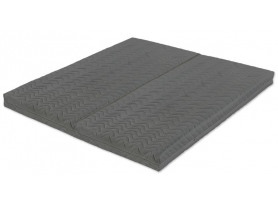 Dvojitá rozkládací matrace Duo Flexible Grey 80x200 cm - 160x200 cm