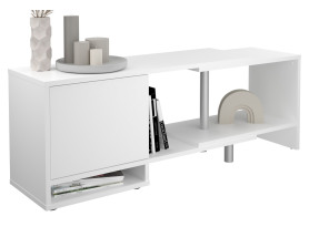 Flexibilní TV stolek Flex 2, bílý