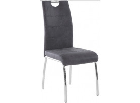 Jídelní židle Susi, antracitová vintage látka