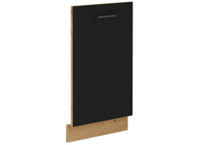 Přední panel na vestavnou kuchyňskou myčku Modena, 45 cm, dub artisan/černá