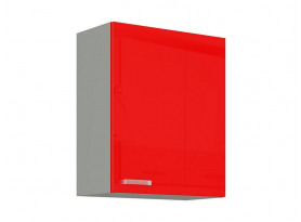 Horní kuchyňská skříňka Rose 60G-72, 60 cm, červený lesk
