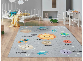 Dětský koberec 80x150 cm, veselé planety