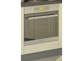 Kuchyňská skříňka pro vestavnou troubu Karmen 60DG, 60 cm, šedá/krémová