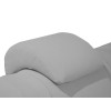 Doplňkový polštář na opěradlo sedačky Relaxness 35x33 cm, světle šedá látka