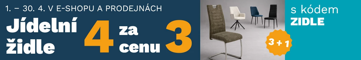 Židle 3+1 1-30.-4-2026