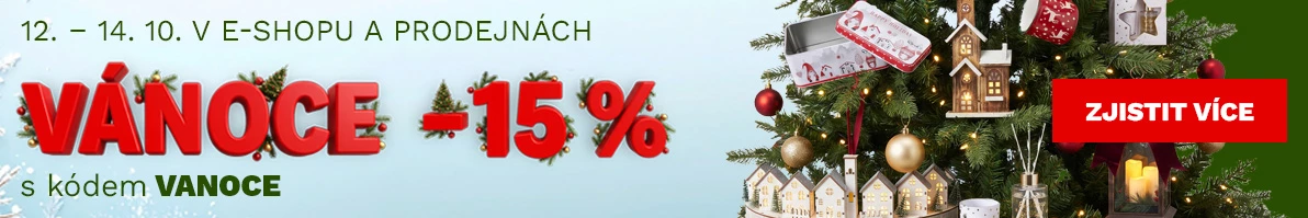 15 % na vánoční zboží 12-14-10-2026