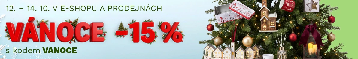 15 % na vánoční zboží 12-14-10-2026