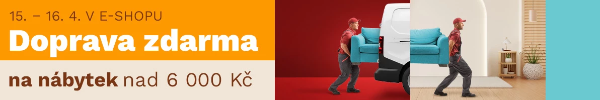 DOPRAVA ZDARMA nad 6000,- 15-16-4-2026