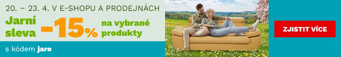 Jarní sleva 15 % 20-23-4-2026