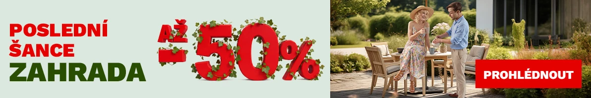 Zahrada v plném proudu - 50 %