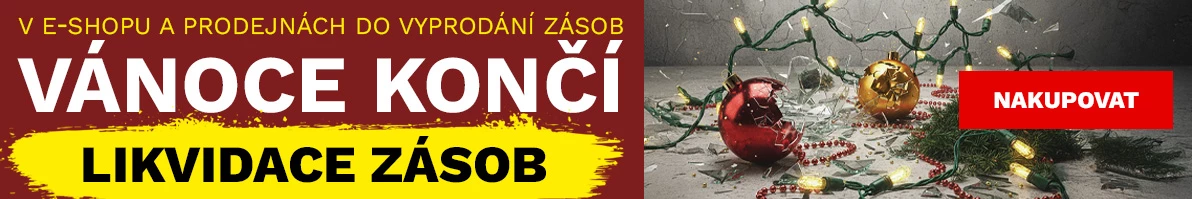 Vánoce končí likvidace zásob