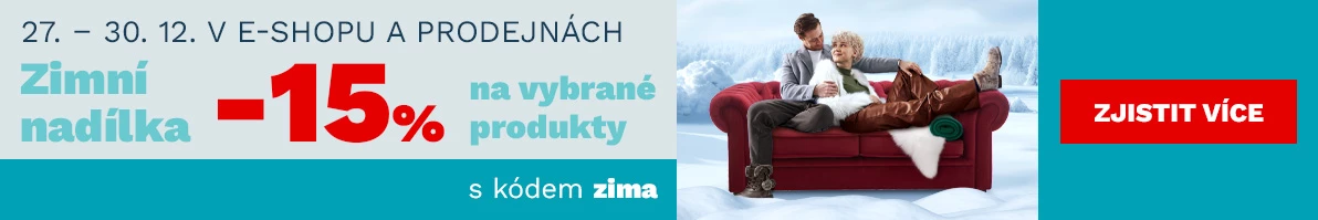 Zimní nadílka 15 % 27-30-12-2025