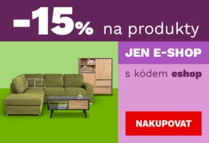 15 % na produkty jen v e-shopu 10-13-12-2025