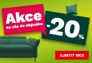20 % na vše do obýváku 14-16-8-2026