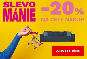 20 % Slevománie 16-18-1-2026