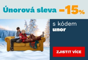 Únorová sleva 15% na vybrané produkty 23-26-2-2026