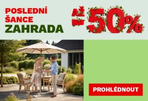 Zahrada v plném proudu - 50 %