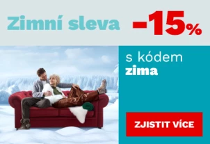 Zimní sleva 15 % na vybrané produkty 26-29-1-2026