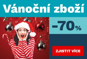 70 % na veškeré vánoční zboží 27.12.2025 - 8.1.2026