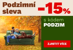 PODZIMNÍ SLEVA 15 % na vybrané produkty 28.9. - 1.10. 2026