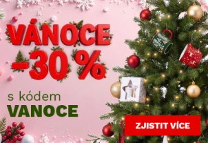 30 % na vánoční zboží 29.10. - 18.11.2026