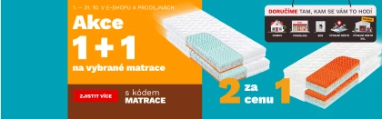 Matrace 1+1 zdarma 1-31-10-2026