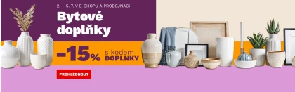 15 % na bytové doplňky 2-5-7-2026